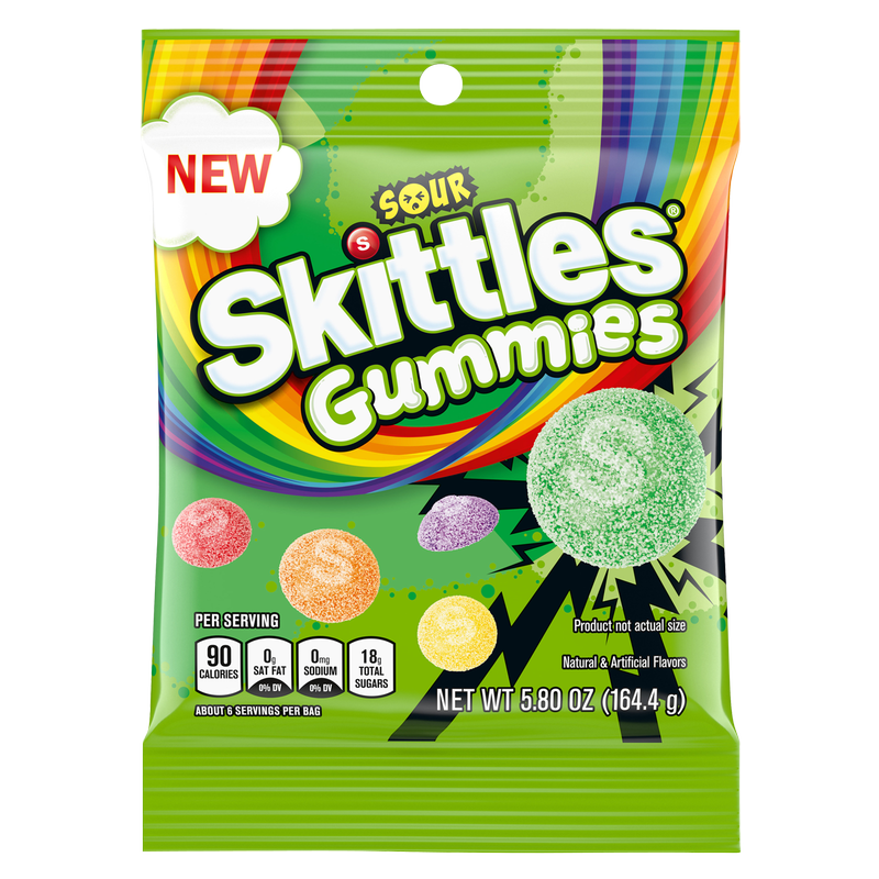 Skittles Sour Gummies 5.8oz