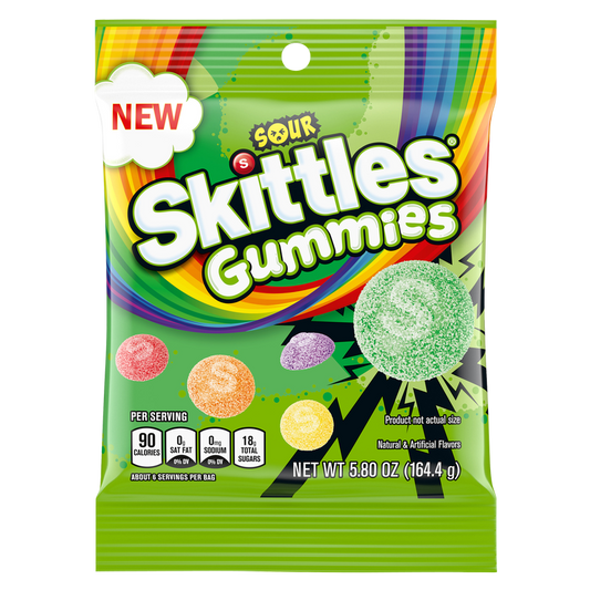 Skittles Sour Gummies 5.8oz