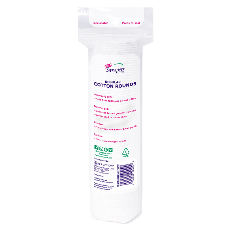 Swisspers Cosmetic Rounds 80ct