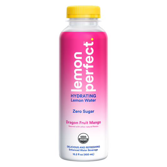 Lemon Perfect Dragon Fruit Mango Hydrating Lemon Water 15.2oz Btl