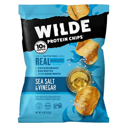 WILDE Sea Salt & Vinegar Protein Chips, 1.34oz