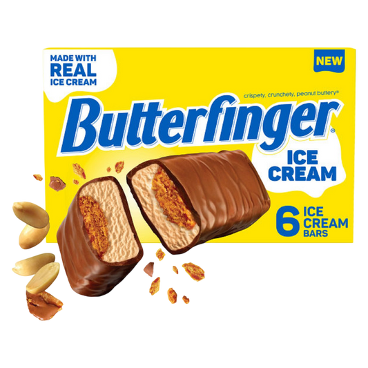 Butterfinger Ice Cream Bars, 6ct