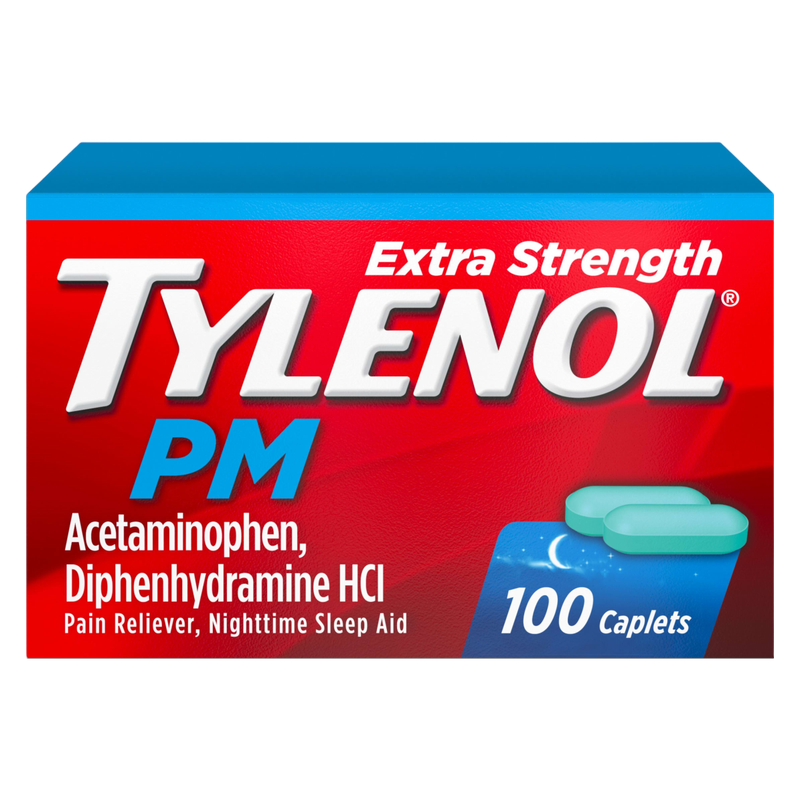 Tylenol PM Extra Strength Caplets, 100 Count