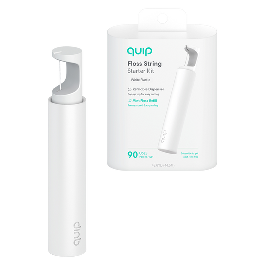 Quip Refillable Floss String White 1ct
