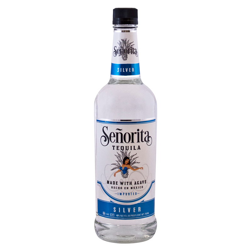 Senorita Silver Tequila 750ml (80 Proof)