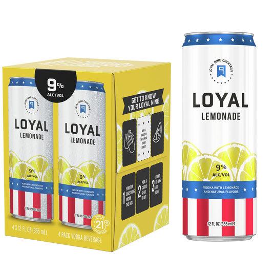 Loyal 9 Original Lemonade 4pk 12oz 9% ABV