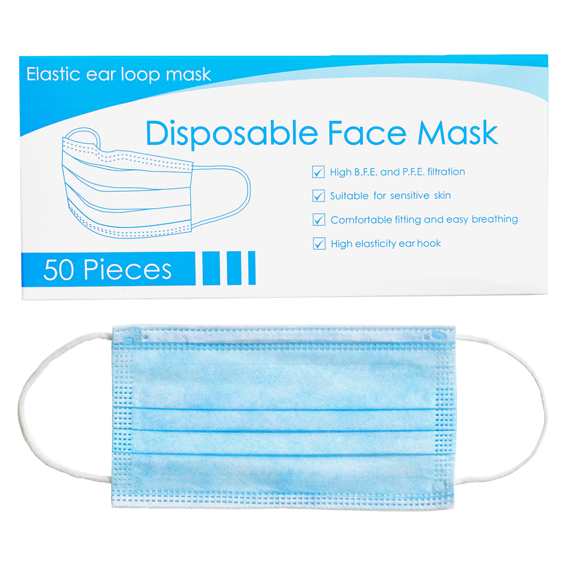 Disposable Face Masks 50ct