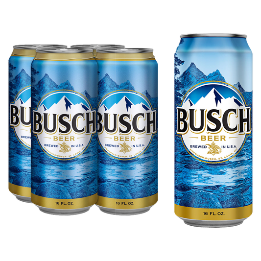 Busch 4pk 16oz Can 4.6% ABV