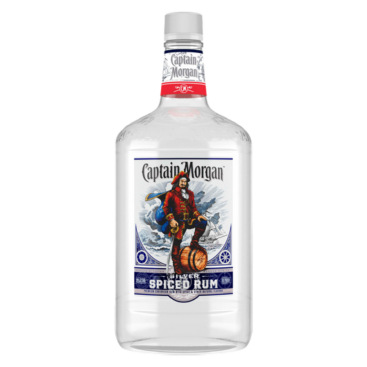 Captain Morgan Silver Spiced Rum 1.75L (70 proof)
