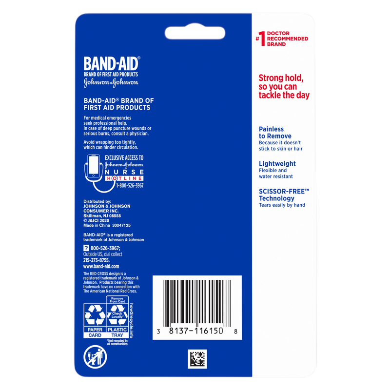 Band-Aid Tough Wrap 2" x 2.5 yds 1ct