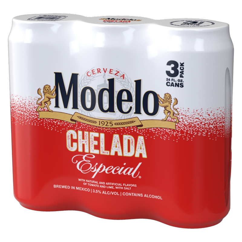 Modelo Chelada Especial 3pk 24oz Can 3.5% ABV