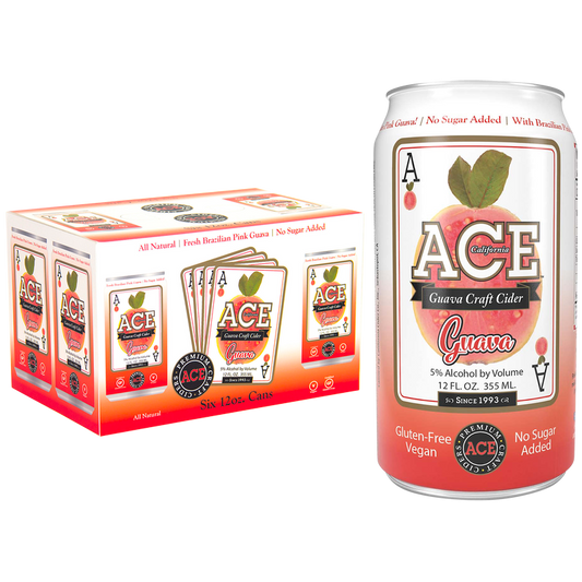 ACE Cider Pink Guava 6pk 12oz Can 5.0% ABV
