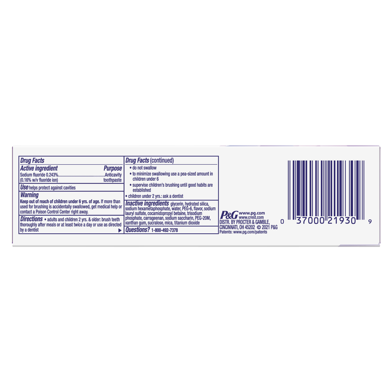 Crest 3D White Brilliance Toothpaste 3.9oz