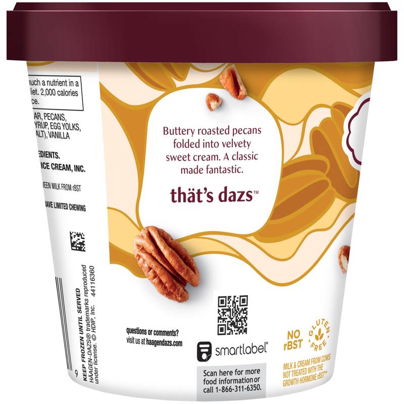 Haagen-Dazs Butter Pecan Ice Cream, 14oz.