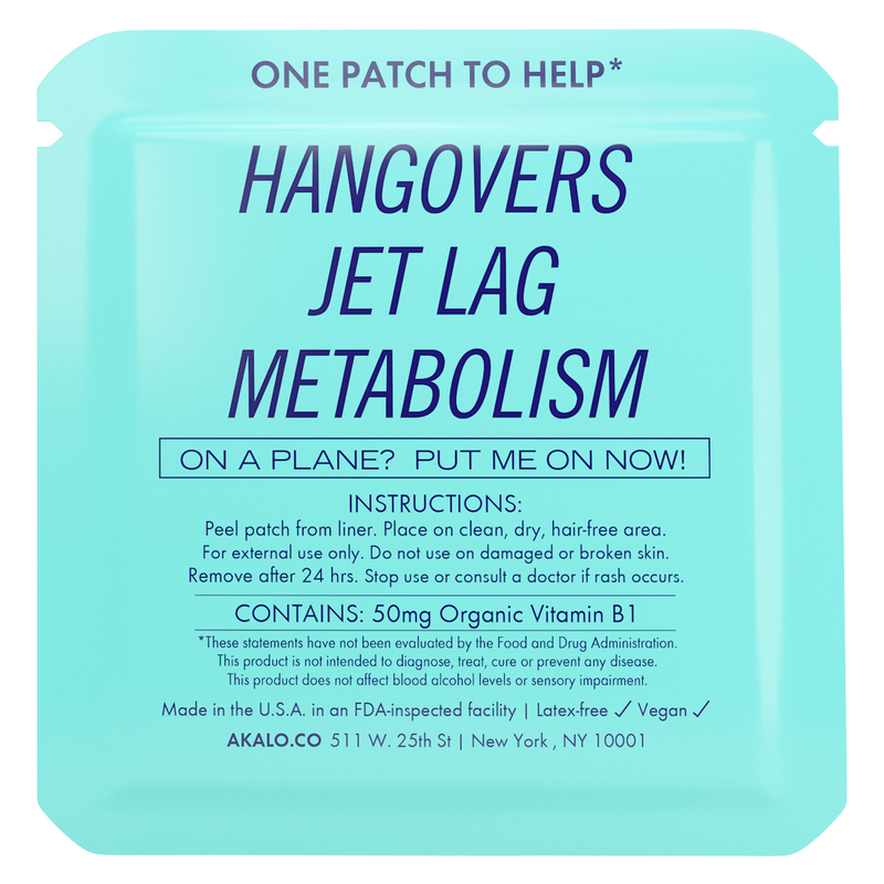AKALO Vitamin B1 Hangover Patches 2pk