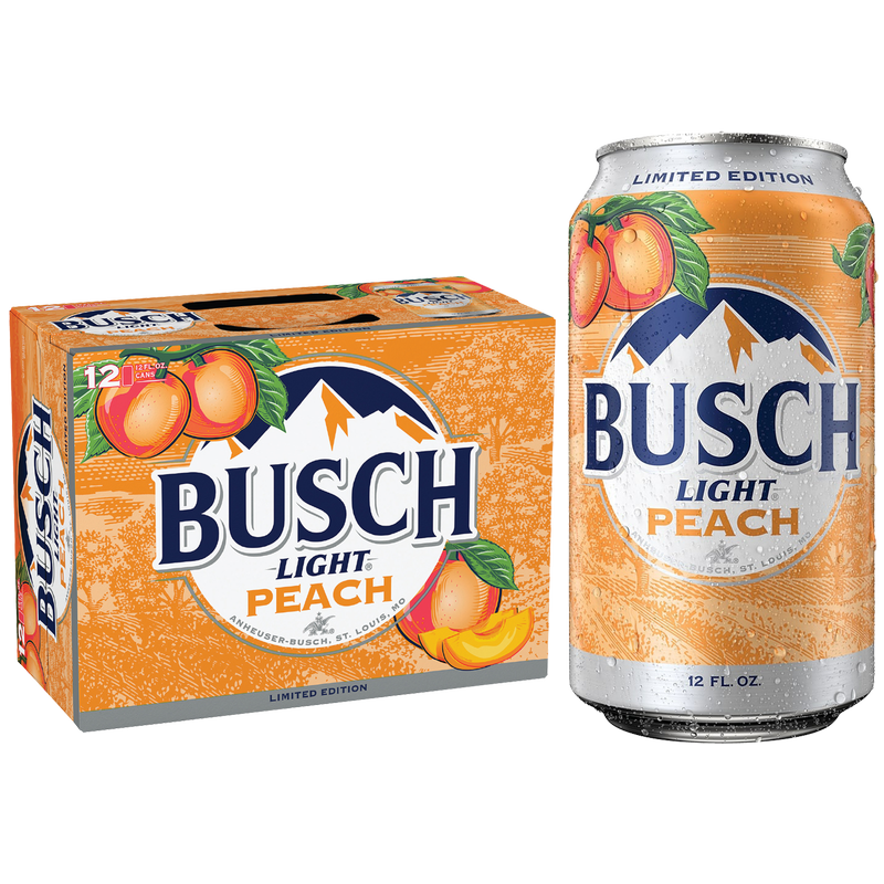 Busch Light Peach 12pk 12oz Can 4.1% ABV