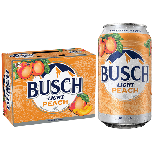 Busch Light Peach 12pk 12oz Can 4.1% ABV
