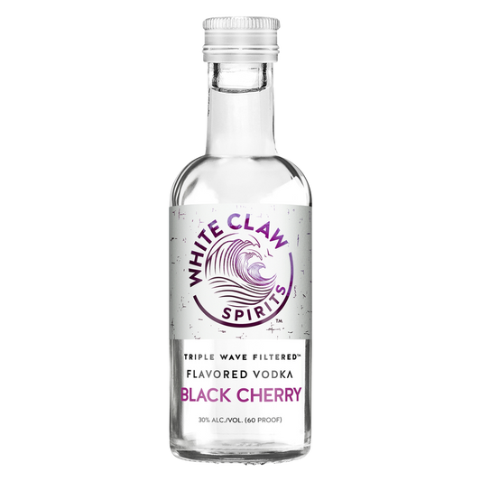 White Claw Black Cherry Flavored Vodka 50ml (60 Proof)