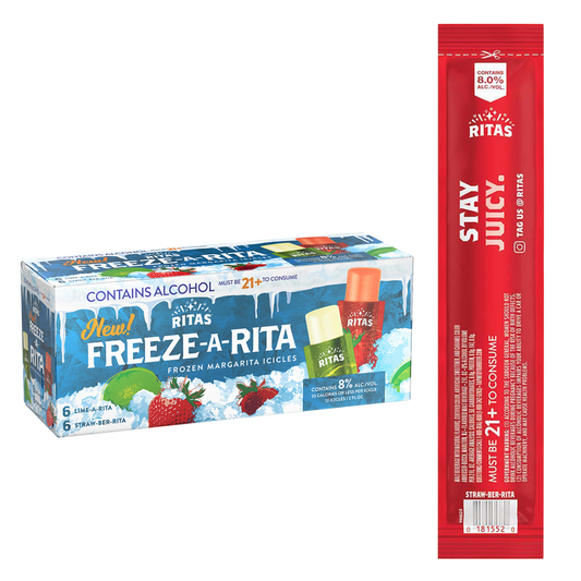 Freeze-A-Rita Popsicles Variety 12pk 2oz Pouch