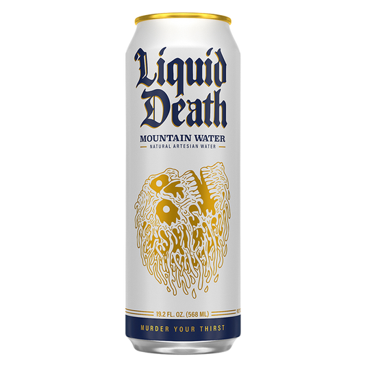 Liquid Death Mountain Water 19.2oz King Size Can