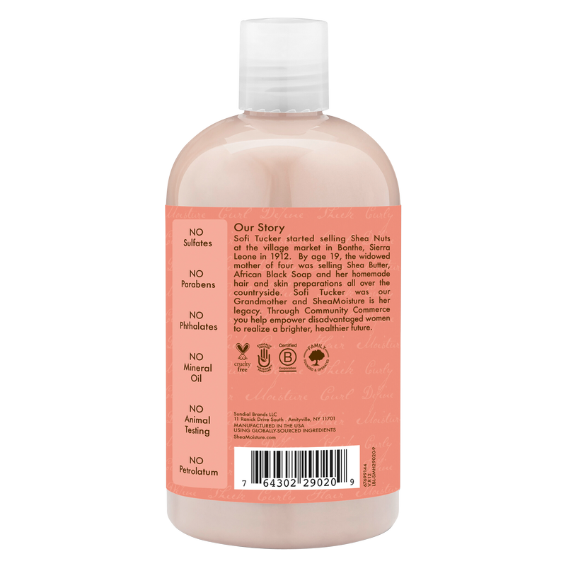 SheaMoisture Curl & Shine Shampoo Coconut & Hibiscus 13oz