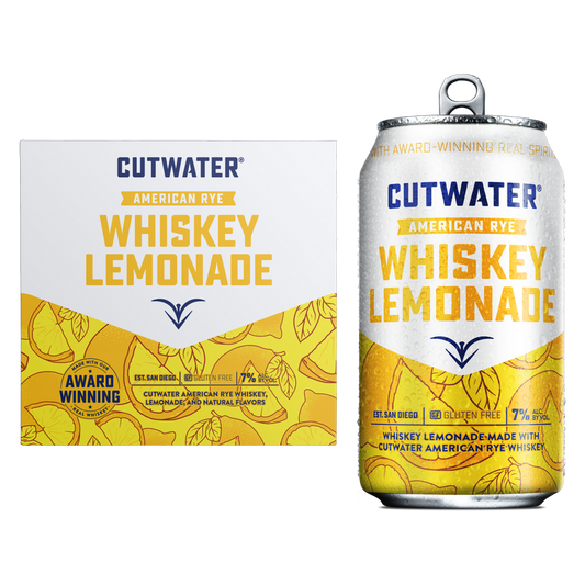 Cutwater Whiskey Lemonade 4pk 12oz 7% ABV