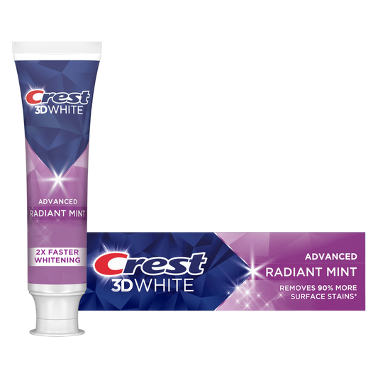 Crest 3D White Advanced Radiant Mint Toothpaste 3.3 oz