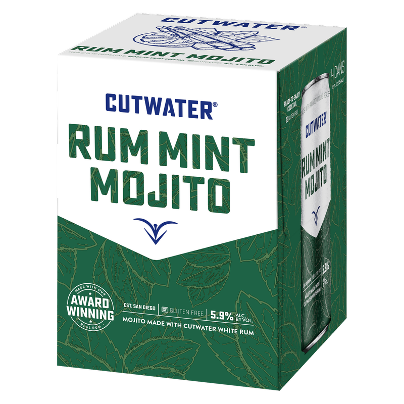 Cutwater Rum Mint Mojito 4pk 12oz 5.9% abv