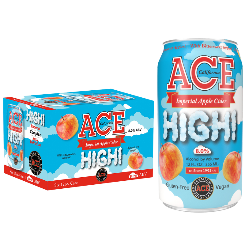Ace Cider High! Imperial Apple Cider 6pk 12oz