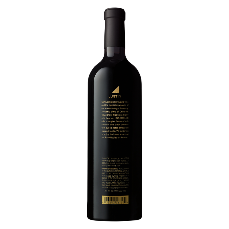 JUSTIN ISOSCELES Paso Robles, Red Blend Wine 750ml