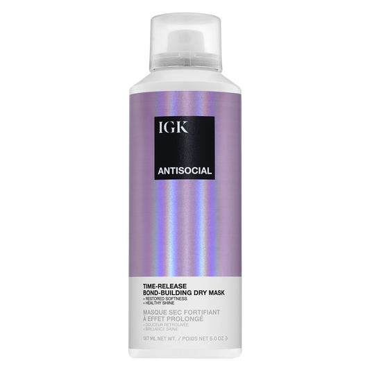 IGK Dry Hair Mask : ANTISOCIAL Overnight Bond Building