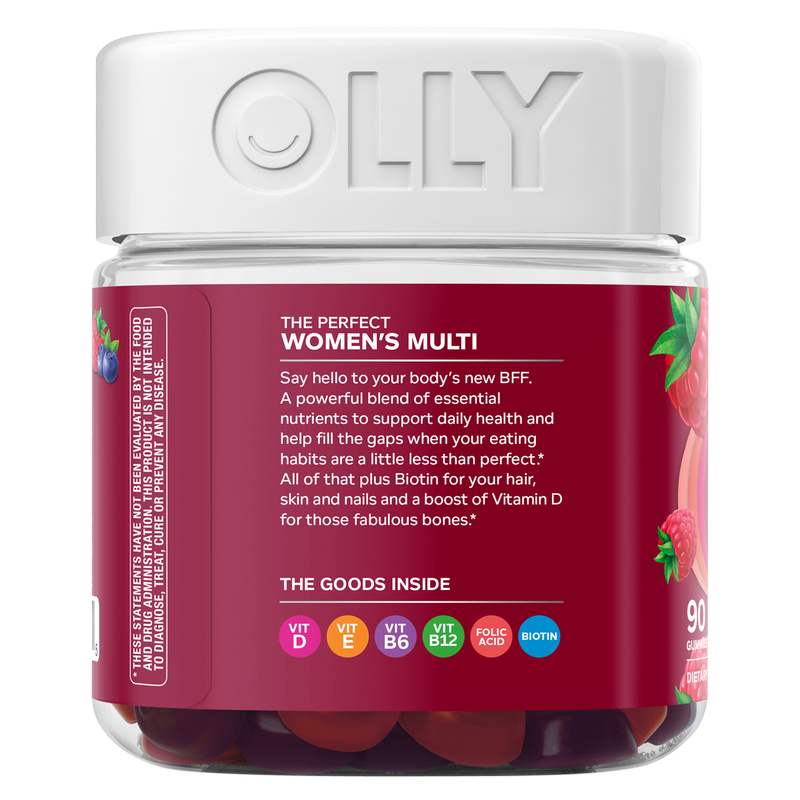 OLLY Women's Multivitamin Blissful Berry 90ct