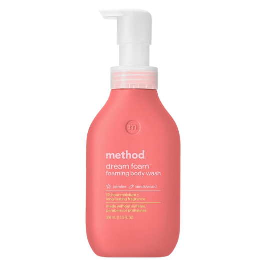 Method Foaming Body Wash, Jasmine & Sandlewood, 13.5oz