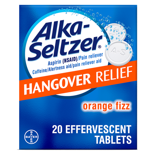 Alka-Seltzer Hangover Relief Effervescent Tablets, 20ct