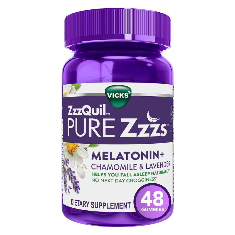 Vicks ZzzQuil PureZzzs Melatonin Gummies 48ct