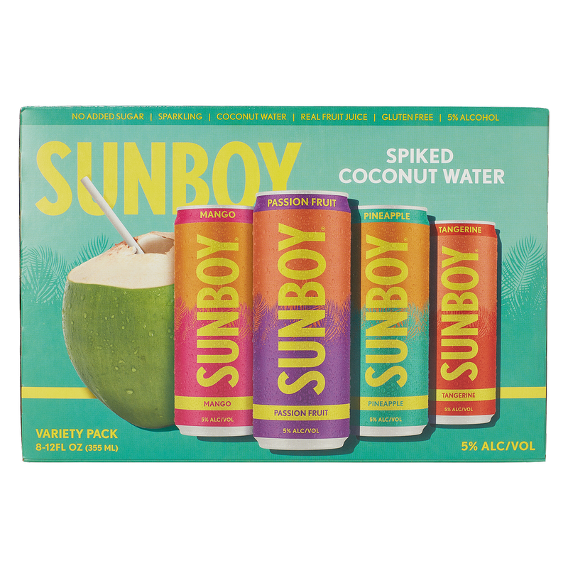 Sunboy Spiked Coconut Water Variety 8pk 12oz Cans