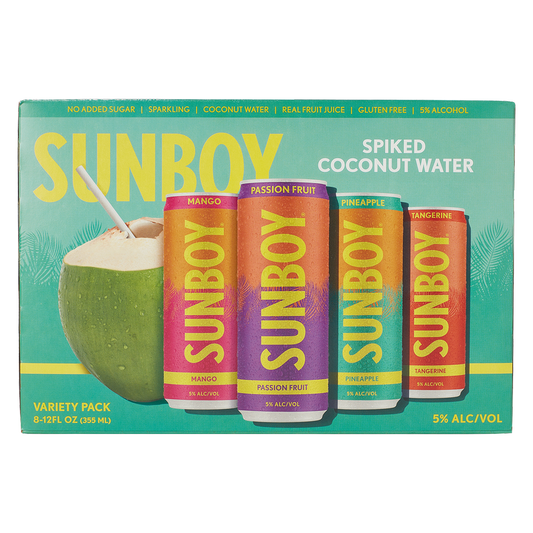 Sunboy Spiked Coconut Water Variety 8pk 12oz Cans