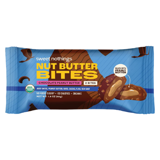 Sweet Nothings Chocolate Peanut Butter Nut Butter Bites, 1.4oz