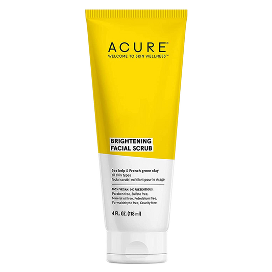 Acure Brilliantly Brightening Facial Scrub 4 oz