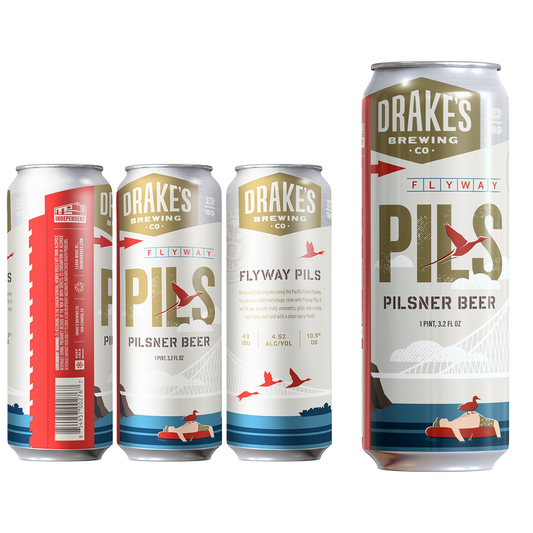 Drake's Brewing Flyway Pilsner Single 19.2oz Can