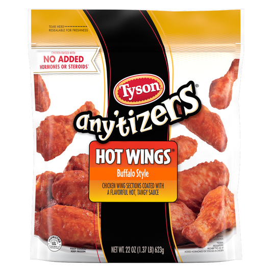 Tyson Any'tizers Frozen Buffalo Style Hot Wings 22oz