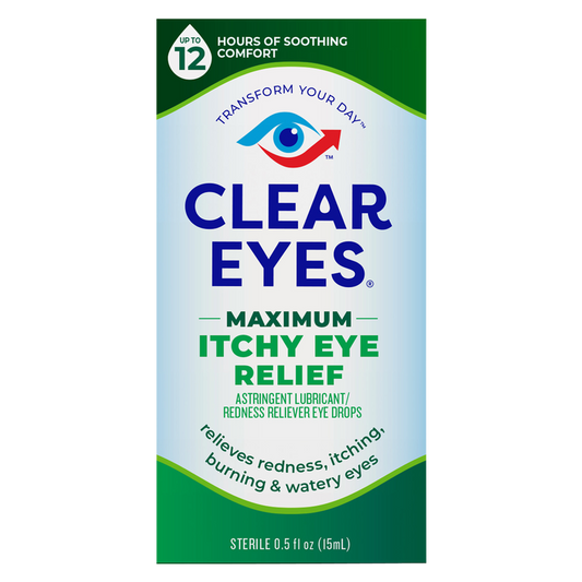 Clear Eyes Maximum Itchy Eye Relief Eye Drops 0.5oz