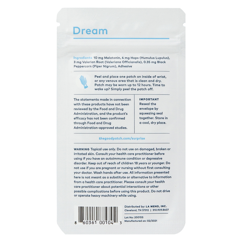 The Good Patch Dream Patch 4 Pack