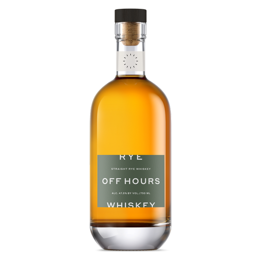 Off Hours Straight Rye Whiskey 750ml (95 proof)