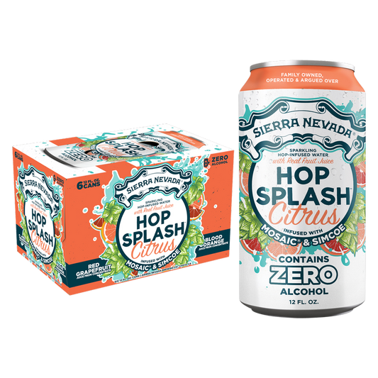 Sierra Nevada Hop Splash Citrus Sparkling Water 6PKC