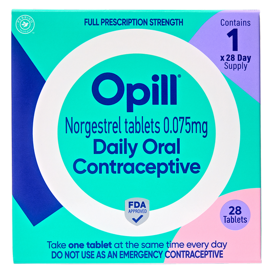 Opill Daily Oral Contraceptive Tablets