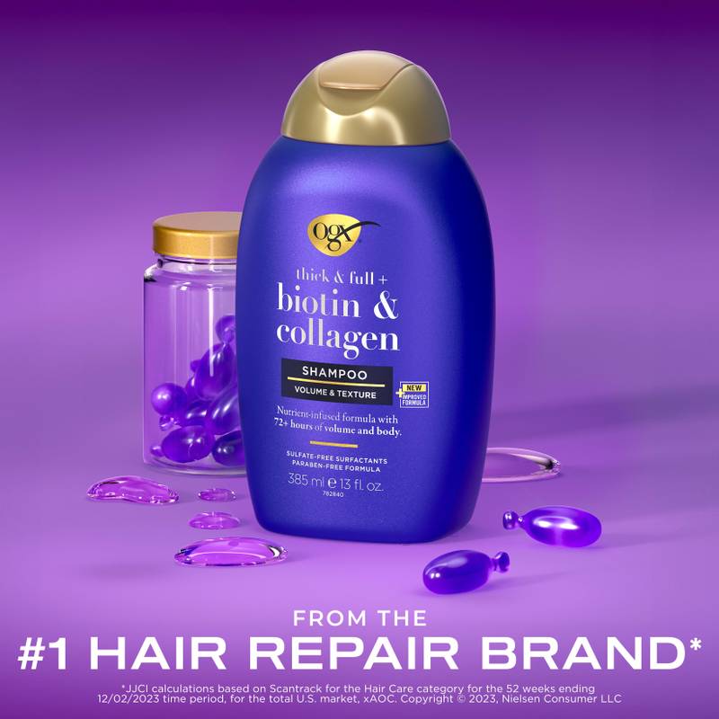OGX Thick & Full + Biotin & Collagen Shampoo 13 fl oz