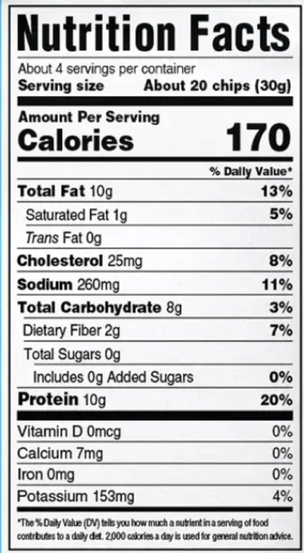 WILDE Sea Salt & Vinegar Protein Chips, 1.34oz