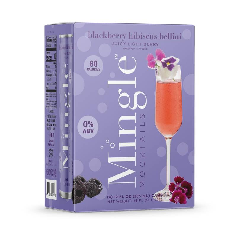 Mingle Mocktail Blackberry 4pk 12oz Can