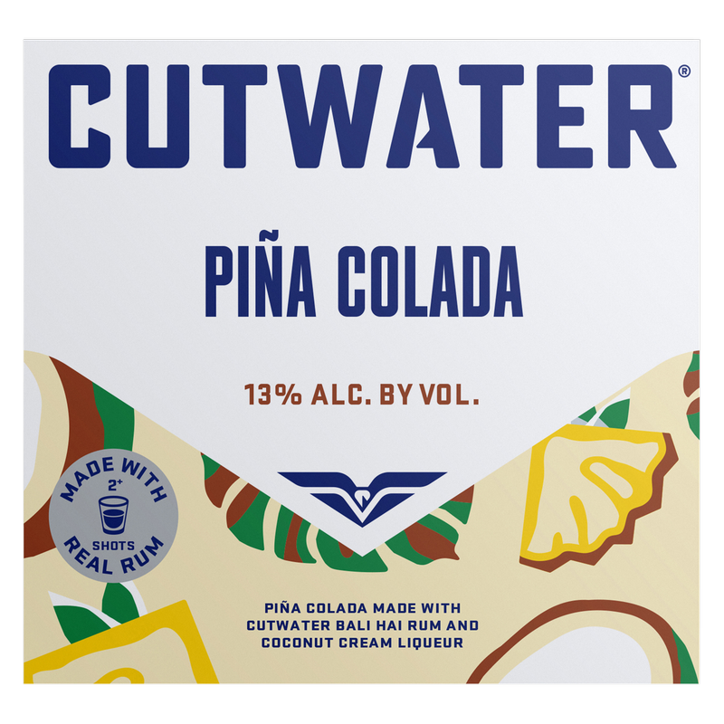 Cutwater Rum Piña Colada 4pk 12oz Cans 13% ABV